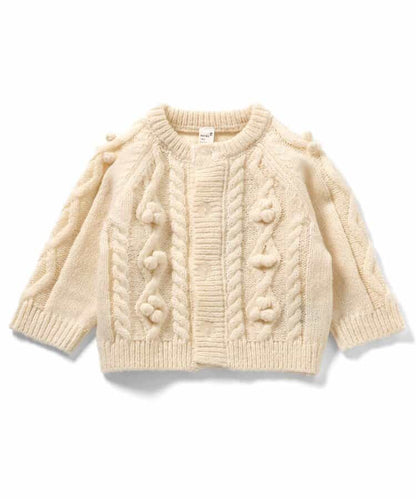 日本童裝 apres les cours 針織外套 70-80cm 女童款 初生嬰兒 秋季 OUTERWEAR