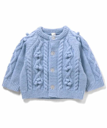 日本童裝 apres les cours 針織外套 70-80cm 女童款 初生嬰兒 秋季 OUTERWEAR