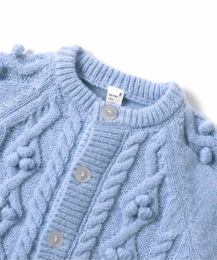 日本童裝 apres les cours 針織外套 70-80cm 女童款 初生嬰兒 秋季 OUTERWEAR