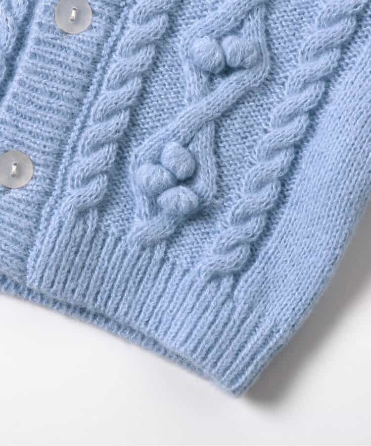 日本童裝 apres les cours 針織外套 70-80cm 女童款 初生嬰兒 秋季 OUTERWEAR