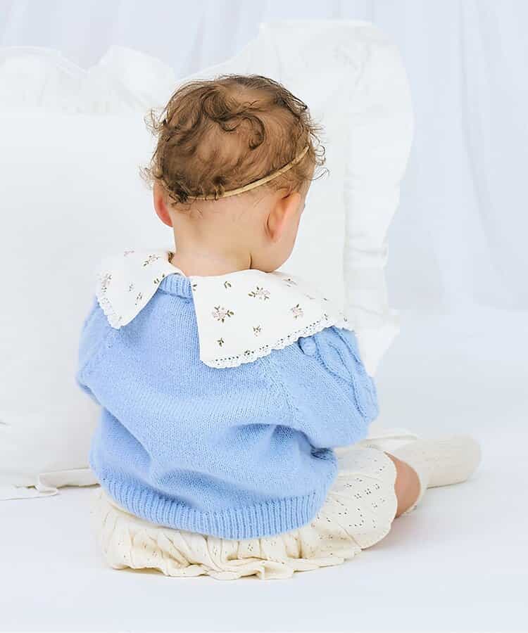 日本童裝 apres les cours 針織外套 70-80cm 女童款 初生嬰兒 秋季 OUTERWEAR
