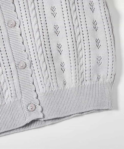 日本童裝 apres les cours 針織外套 80-140cm 女童款 秋季 OUTERWEAR