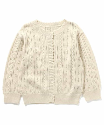 日本童裝 apres les cours 針織外套 80-140cm 女童款 秋季 OUTERWEAR