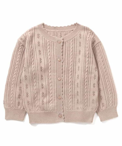 日本童裝 apres les cours 針織外套 80-140cm 女童款 秋季 OUTERWEAR