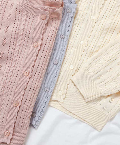 日本童裝 apres les cours 針織外套 80-140cm 女童款 秋季 OUTERWEAR