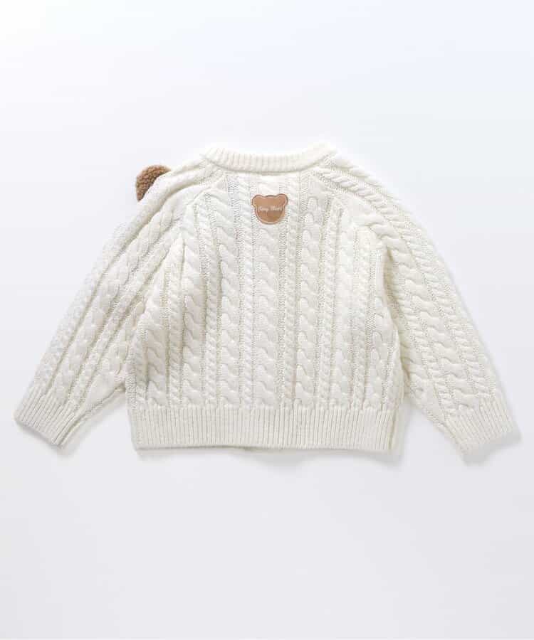 日本童裝 apres les cours x tiny bear 針織外套 80-120cm 男童款/女童款 秋季 OUTERWEAR