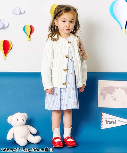 日本童裝 apres les cours x tiny bear 針織外套 80-120cm 男童款/女童款 秋季 OUTERWEAR