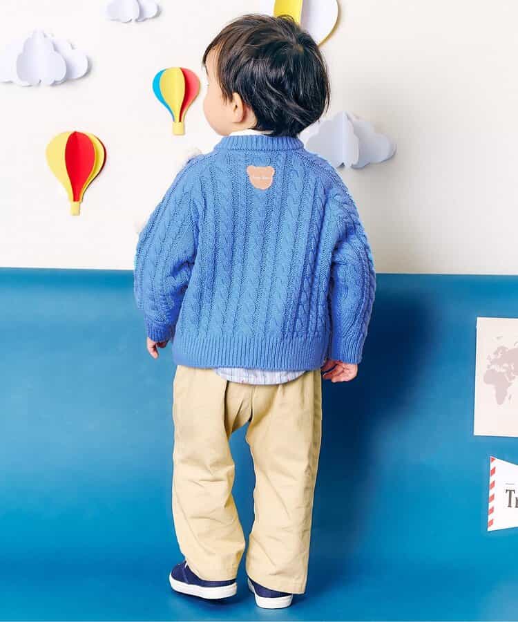 日本童裝 apres les cours x tiny bear 針織外套 80-120cm 男童款/女童款 秋季 OUTERWEAR