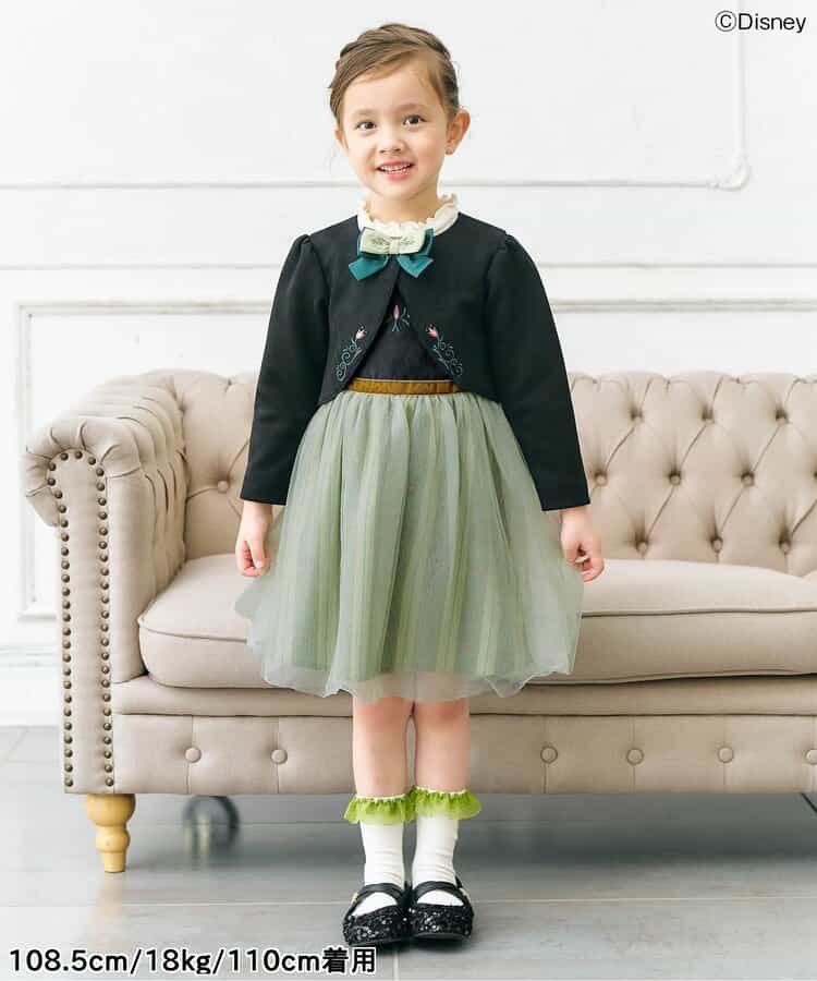日本童裝 apres les cours x Disney 公主短禮服外套 80-130cm 女童款 秋季 OUTERWEAR