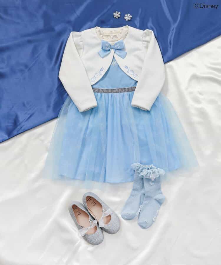 日本童裝 apres les cours x Disney 公主短禮服外套 80-130cm 女童款 秋季 OUTERWEAR