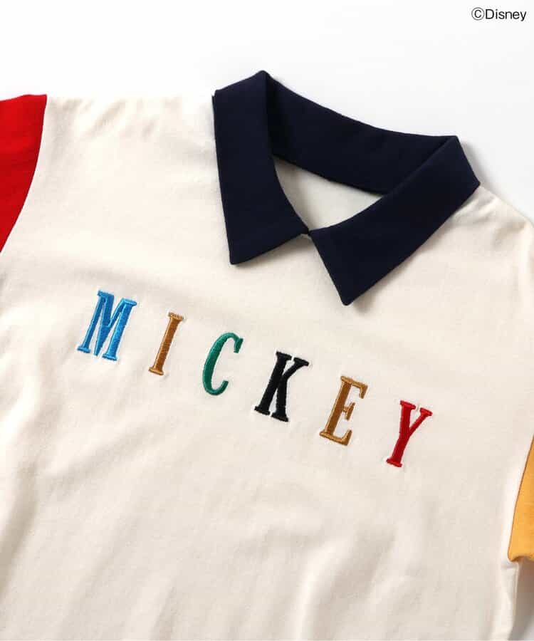 日本童裝 apres les cours x Disney polo上衣 80-130cm 男童款/女童款 秋季 TOPS 聖誕紅/新年紅