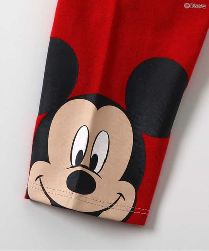 日本童裝 apres les cours x Disney polo上衣 80-130cm 男童款/女童款 秋季 TOPS 聖誕紅/新年紅