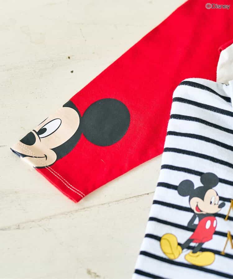 日本童裝 apres les cours x Disney polo上衣 80-130cm 男童款/女童款 秋季 TOPS 聖誕紅/新年紅