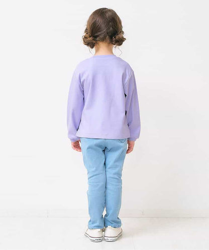 日本童裝 apres les cours 貓咪和公主圖案上衣 80-140cm 女童款 秋季 TOPS