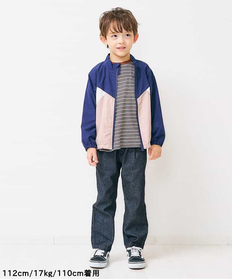 日本童裝 apres les cours 字母華夫格上衣 80-130cm 男童款/女童款 秋季 TOPS