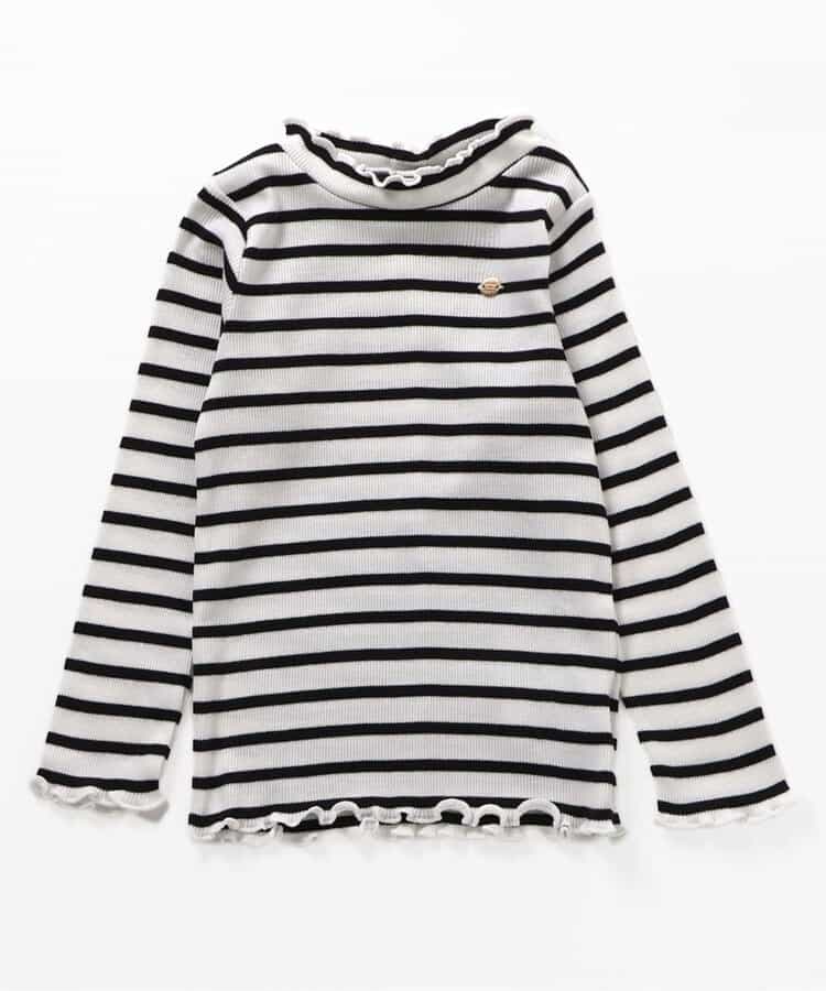 日本童裝 apres les cours 柔和羅紋上衣 80-140cm 女童款 秋季 TOPS