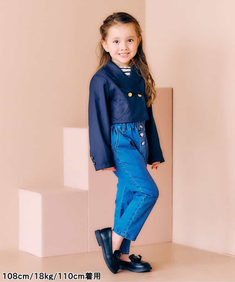 日本童裝 apres les cours 柔和羅紋上衣 80-140cm 女童款 秋季 TOPS