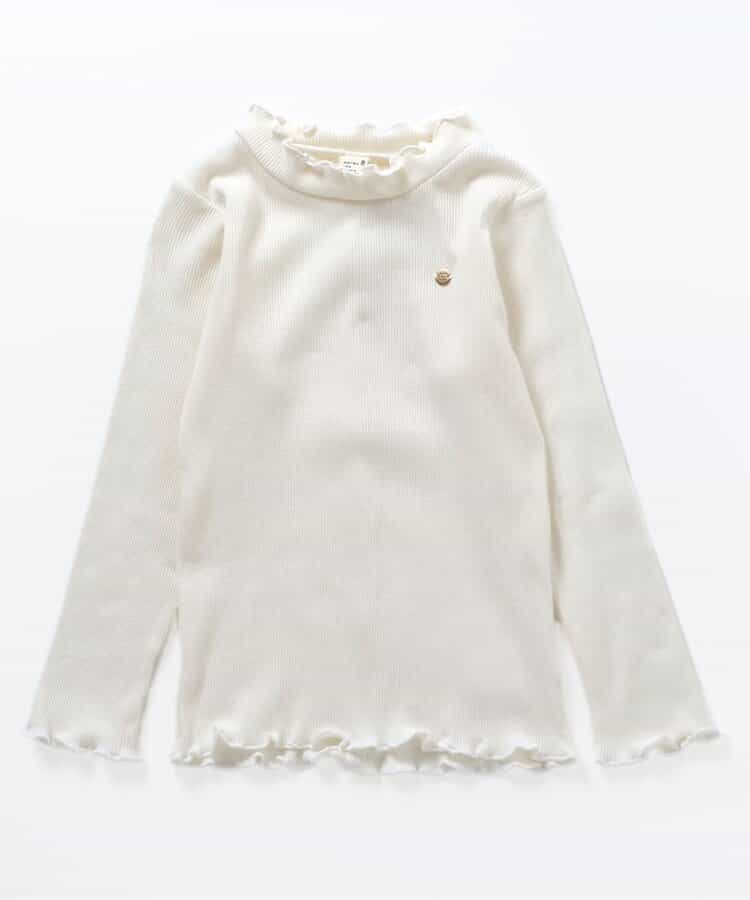 日本童裝 apres les cours 柔和羅紋上衣 80-140cm 女童款 秋季 TOPS
