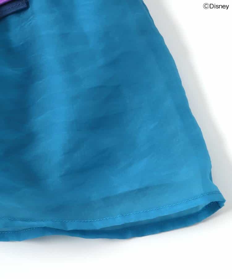 日本童裝 apres les cours x Disney 公主拼接蝴蝶結上衣 80-130cm 女童款 秋季 TOPS