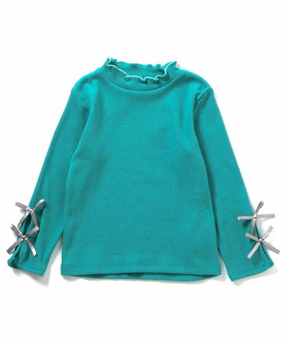 日本童裝 apres les cours 蝴蝶結袖上衣 80-140cm 女童款 秋季 TOPS