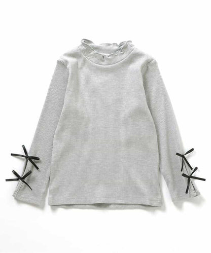 日本童裝 apres les cours 蝴蝶結袖上衣 80-140cm 女童款 秋季 TOPS