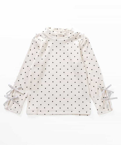 日本童裝 apres les cours 蝴蝶結袖上衣 80-140cm 女童款 秋季 TOPS