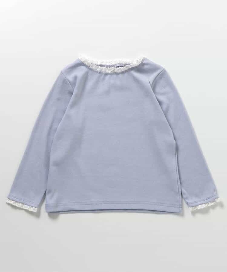 日本童裝 apres les cours 心型荷葉邊上衣 80-140cm 女童款 秋季 TOPS 聖誕紅/新年紅