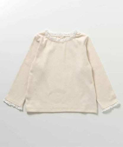 日本童裝 apres les cours 心型荷葉邊上衣 80-140cm 女童款 秋季 TOPS 聖誕紅/新年紅