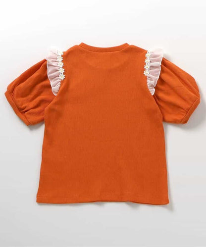 Japanese children's clothing apres les cours casual heart-shaped pocket shirt 80-130cm boys/girls summer TOPS 