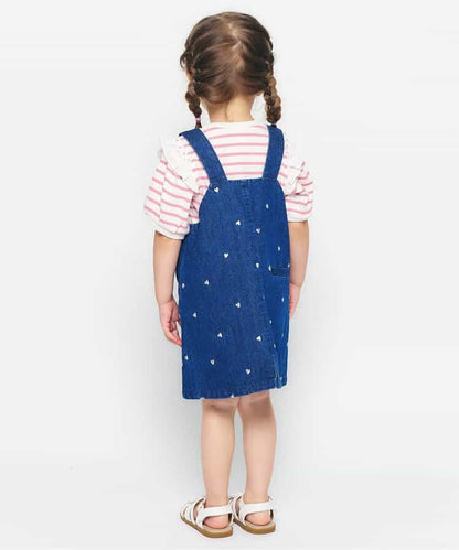 Japanese children's clothing apres les cours casual heart-shaped pocket shirt 80-130cm boys/girls summer TOPS 