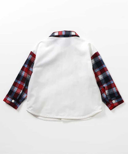 日本童裝 apres les cours x tiny bear 襯衫 80-120cm 男童款 初生嬰兒 秋季 TOPS
