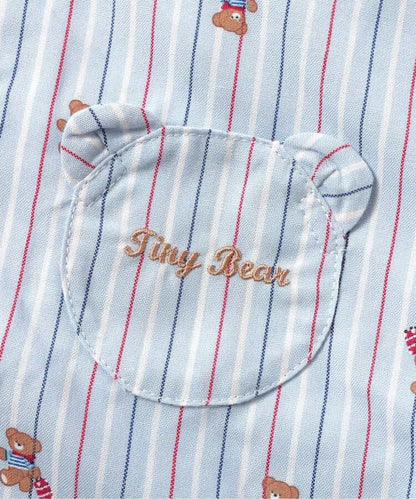 日本童裝 apres les cours x tiny bear 襯衫 80-120cm 男童款 初生嬰兒 秋季 TOPS