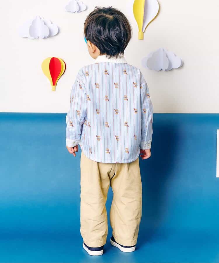 日本童裝 apres les cours x tiny bear 襯衫 80-120cm 男童款 初生嬰兒 秋季 TOPS