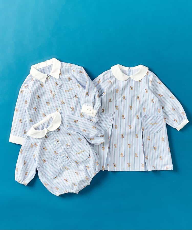 日本童裝 apres les cours x tiny bear 襯衫 80-120cm 男童款 初生嬰兒 秋季 TOPS