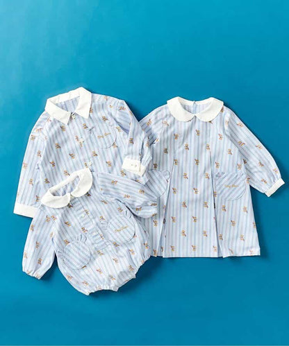 日本童裝 apres les cours x tiny bear 襯衫 80-120cm 男童款 初生嬰兒 秋季 TOPS