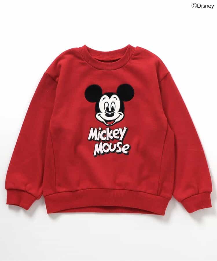 日本童裝 apres les cours x Disney 衛衣 80-130cm 男童款/女童款 秋季 TOPS 聖誕紅/新年紅