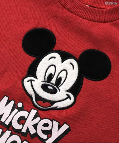 日本童裝 apres les cours x Disney 衛衣 80-130cm 男童款/女童款 秋季 TOPS 聖誕紅/新年紅