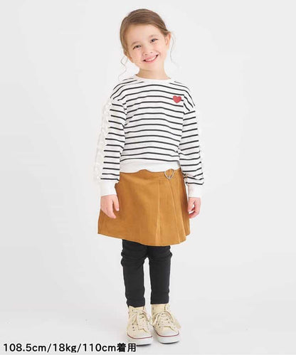 日本童裝 apres les cours 波浪手袖衛衣 80-140cm 女童款 秋季 TOPS