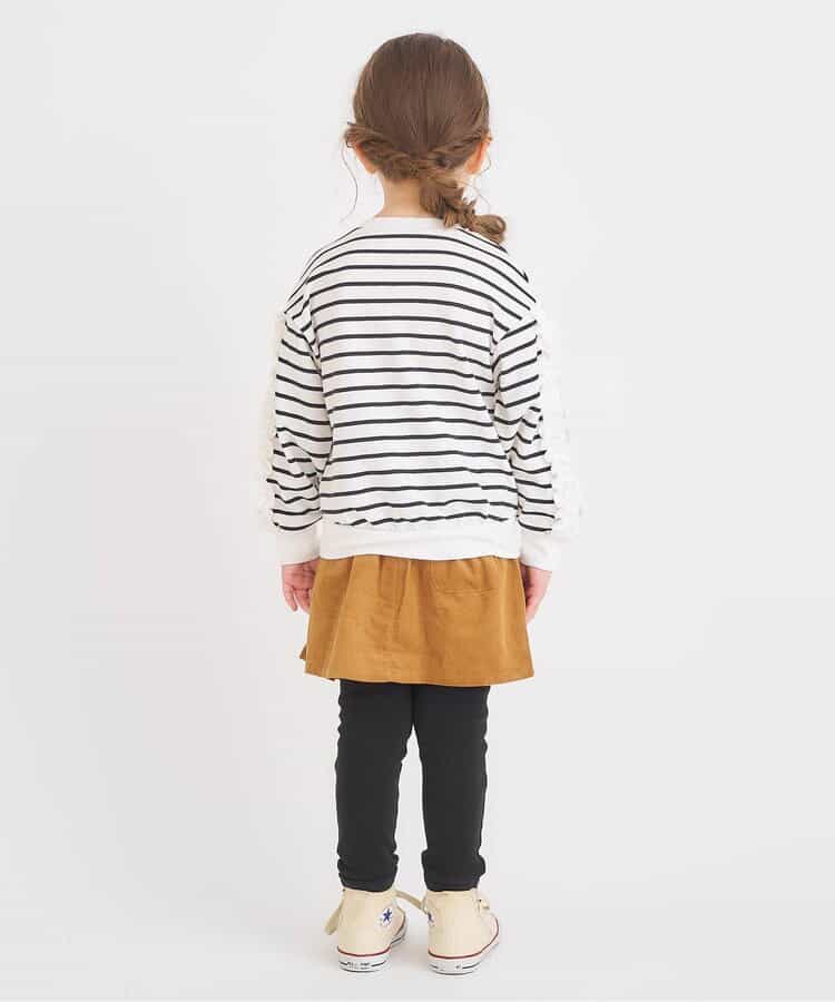 日本童裝 apres les cours 波浪手袖衛衣 80-140cm 女童款 秋季 TOPS