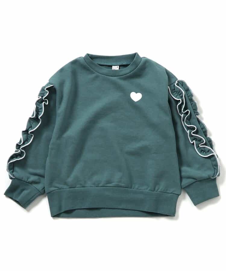 日本童裝 apres les cours 波浪手袖衛衣 80-140cm 女童款 秋季 TOPS