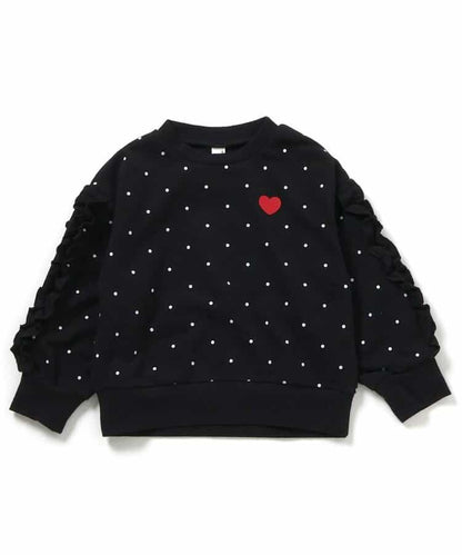 日本童裝 apres les cours 波浪手袖衛衣 80-140cm 女童款 秋季 TOPS