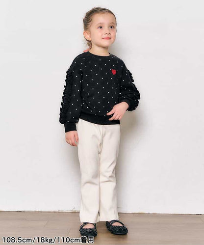 日本童裝 apres les cours 波浪手袖衛衣 80-140cm 女童款 秋季 TOPS
