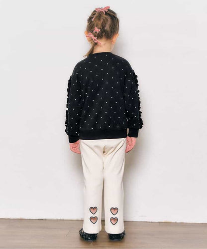 日本童裝 apres les cours 波浪手袖衛衣 80-140cm 女童款 秋季 TOPS