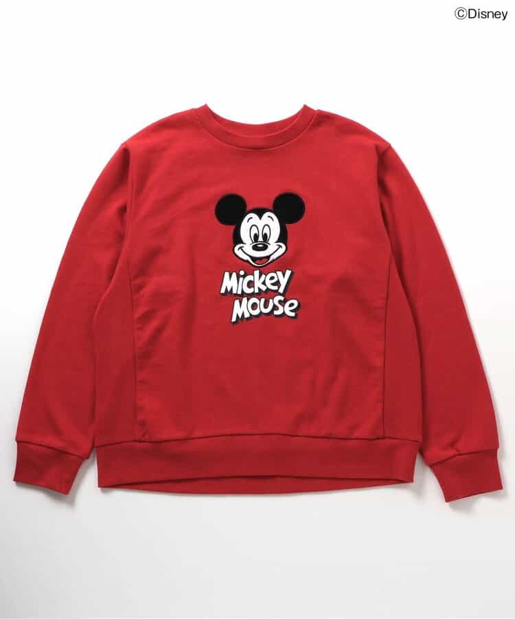 日本童裝 apres les cours x Disney 衛衣 M-L 大人款 秋季 TOPS 聖誕紅/新年紅