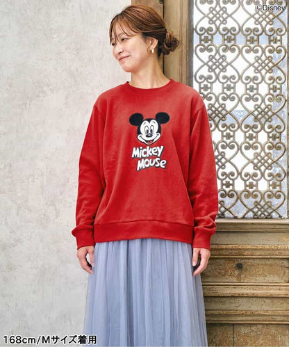 日本童裝 apres les cours x Disney 衛衣 M-L 大人款 秋季 TOPS 聖誕紅/新年紅