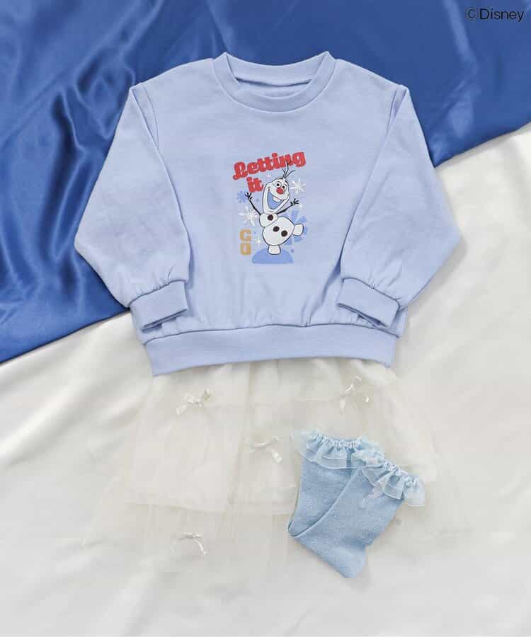日本童裝 apres les cours x Disney 公主衛衣 80-140cm 女童款 秋季 TOPS
