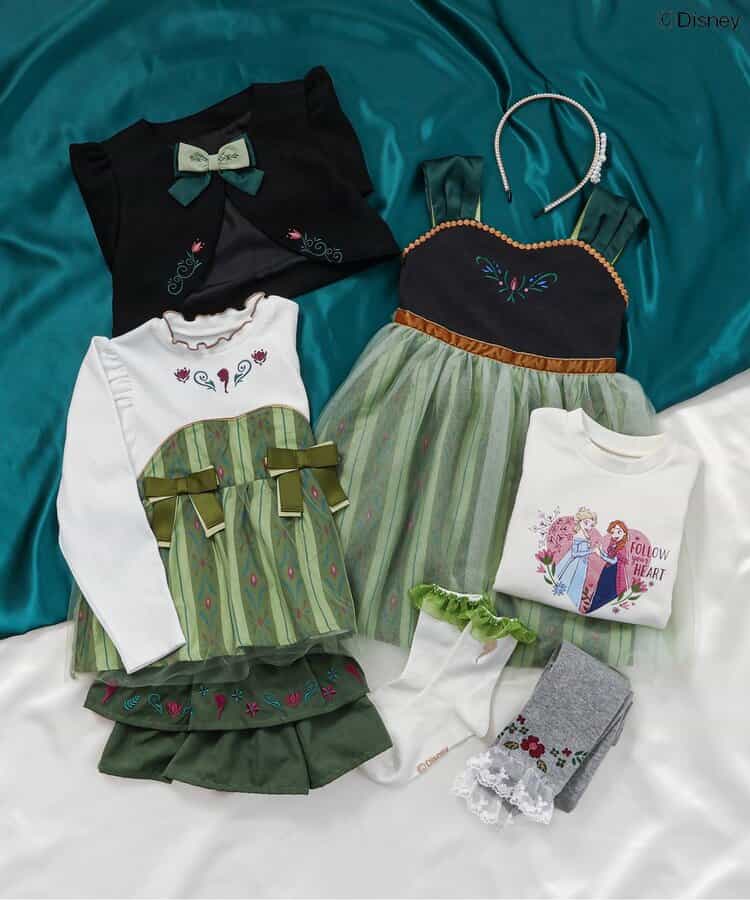 日本童裝 apres les cours x Disney 公主衛衣 80-140cm 女童款 秋季 TOPS
