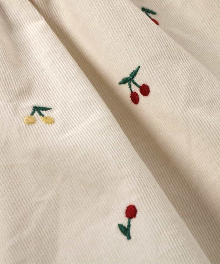 日本童裝 apres les cours 蝴蝶結刺繡上衣 80-140cm 女童款 秋季 TOPS