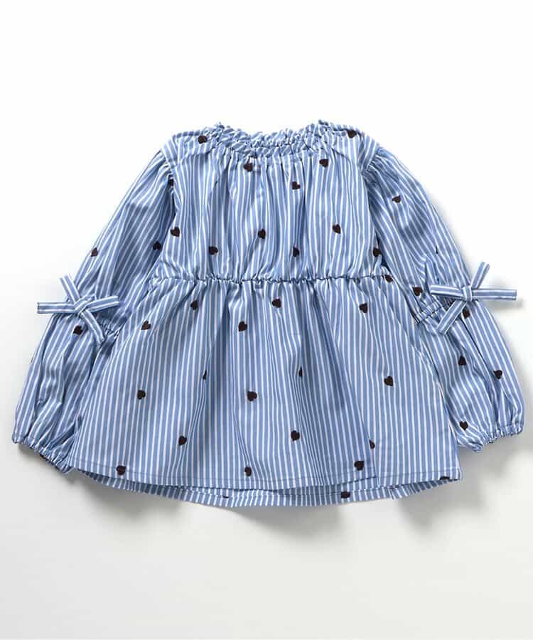 日本童裝 apres les cours 蝴蝶結刺繡上衣 80-140cm 女童款 秋季 TOPS