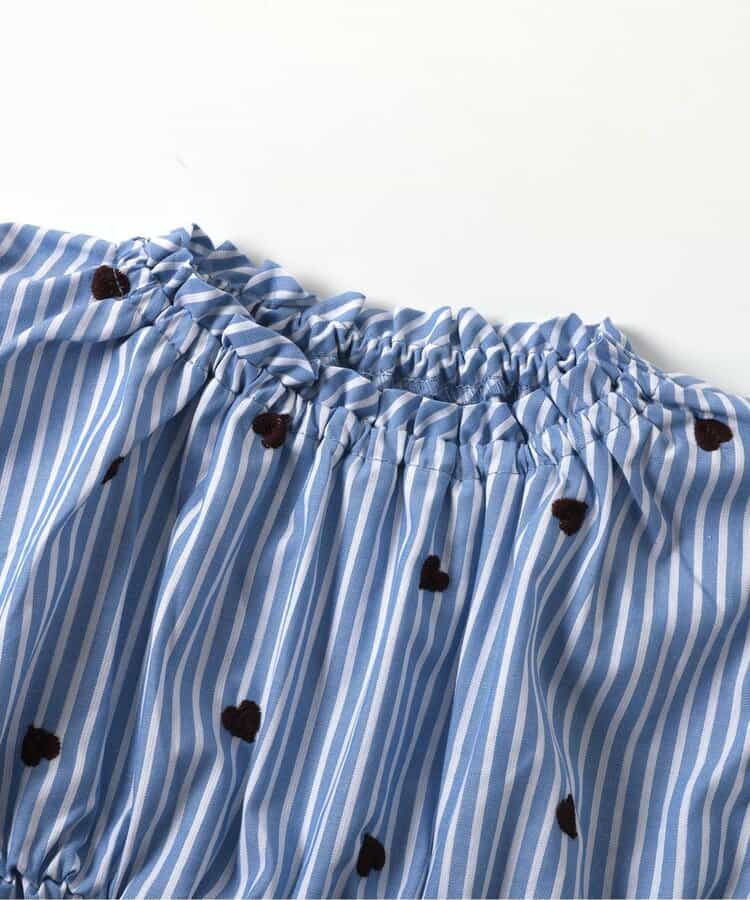 日本童裝 apres les cours 蝴蝶結刺繡上衣 80-140cm 女童款 秋季 TOPS